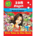 Five Tales in One Book: Read 'n' Color Your Fairy Tale - Preschool Collection - Coloring Picture Book for Beginner and Intermediate Readers (5-7 Years