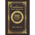 Large Print - The Confessions of Saint Augustine - Grand Type Collector's Edition - Matte Hardcover with Dust Jacket