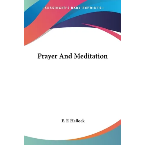 Prayer And Meditation
