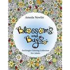 Blossoms and Bugs: ZenTangle Coloring Book for Adults - Paperback