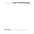 SONET/SDH Demystified