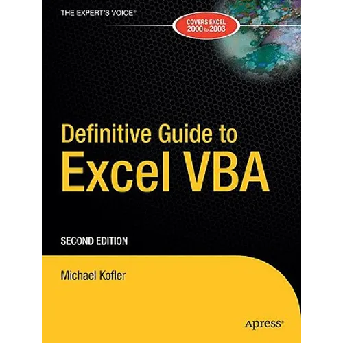 Definitive Guide to Excel VBA