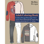 Adult Coloring Book Fashion Design Drawings: Autumn/Winter Collection for Men - Barber Shop - 29 High Resolution Designs