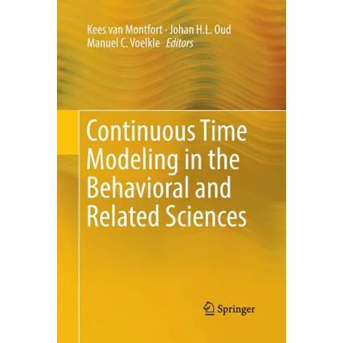 Continuous Time Modeling in the Behavioral and Related Sciences