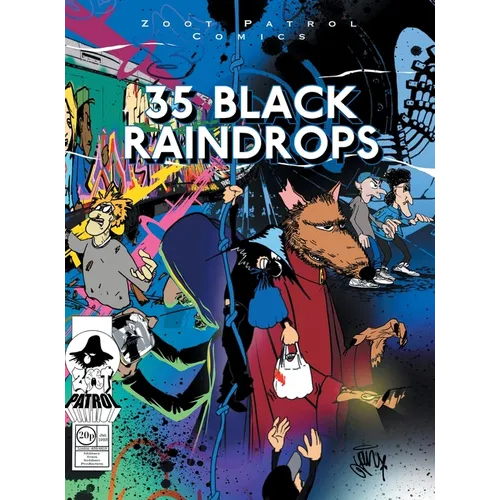 35 Black Raindrops