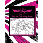 HVDD Roller Derby Coloring Book