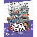 Pixel Cats: Fun and Relaxing Coloring Pages with Adorable Cats and Cute Cityscapes