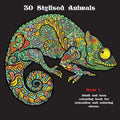 30 Stylised Animals: Adult and teen colouring book for relaxation and reducing stress
