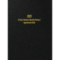 2021 24-Hour Weekly & Monthly Planner/ Appointment Book: Dot Grid Calendar (8.5" x 11")