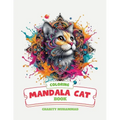 Mandala Cat Coloring
