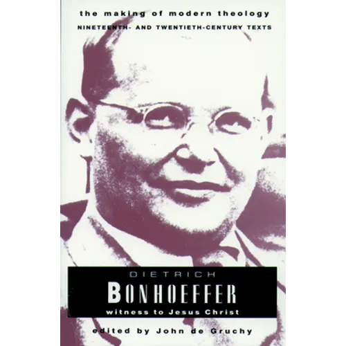 Bonhoeffer Dietrich