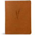 CSB Notetaking Bible, Large Print Edition, Camel Leathertouch