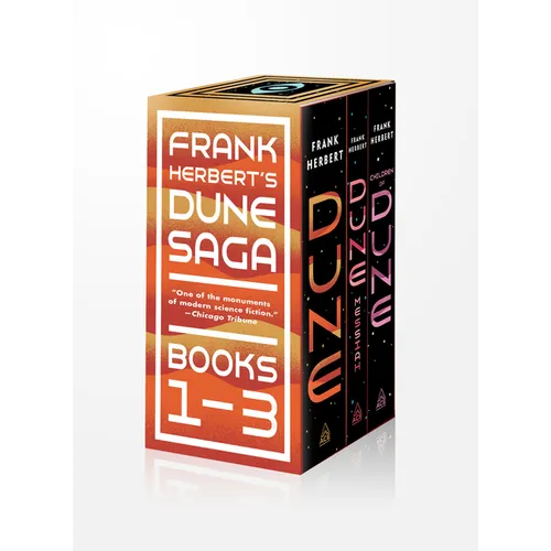 Frank Herbert's Dune Saga 3-Book Boxed Set: Dune, Dune Messiah, and Children of Dune