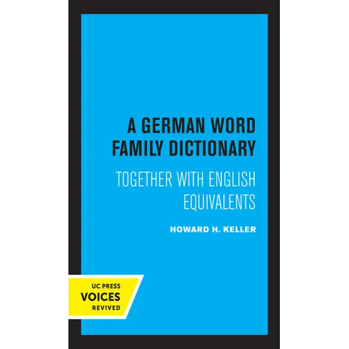 A German Word Family Dictionary: Together with English Equivalents