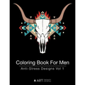 Coloring Book For Men: Anti-Stress Designs Vol 1