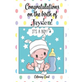 CONGRATULATIONS on the birth of JAYDEN! (Coloring Card): (Personalized Card/Gift) Personal Inspirational Messages & Quotes, Adult Coloring!