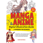 Manga & Anime Digital Illustration Guide: A Handbook for Beginners (with Over 650 Illustrations)