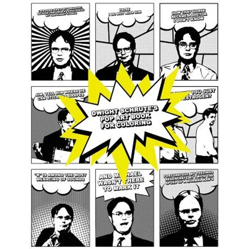 Dwight Schrute's Pop Art Book for Coloring
