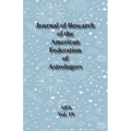 Journal of Research of the American Federation of Astrologers Vol. 19