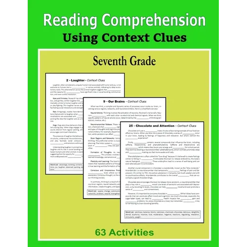 Reading Comprehension - Using Context Clues - Seventh Grade