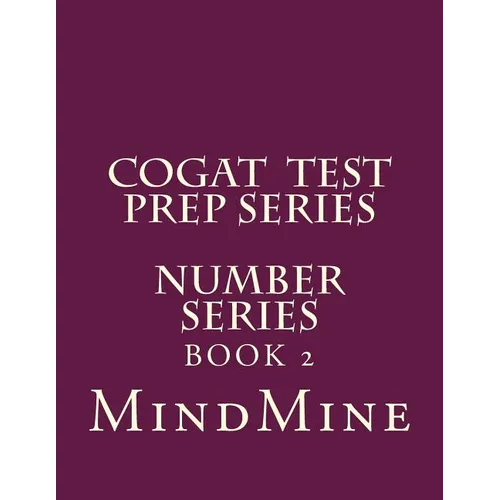 CogAT Test Prep Series-Number Series