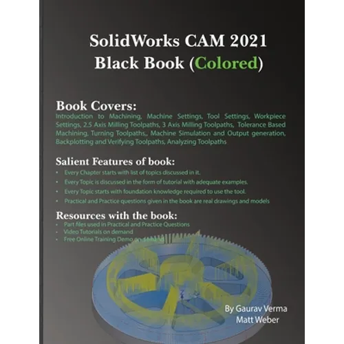 SolidWorks CAM 2021 Black Book (Colored)