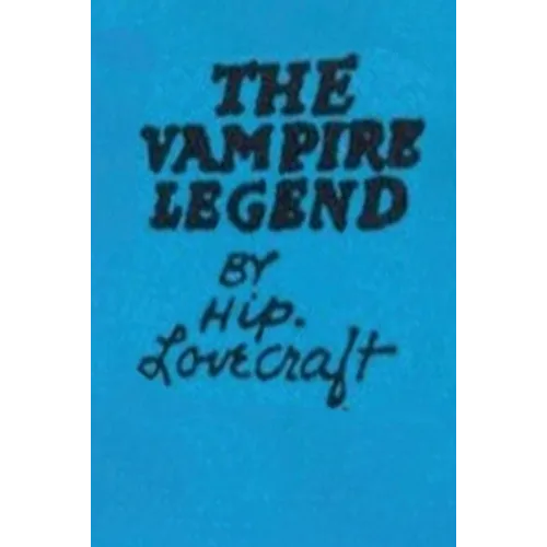 The Vampire Legend