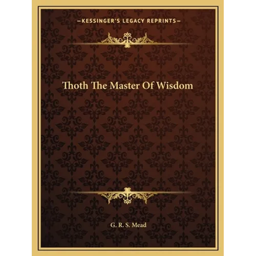 Thoth The Master Of Wisdom