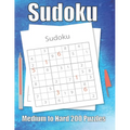 Sudoku Medium to Hard 200 Puzzles: Large Print Sudoku Puzzle Book