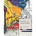 Paint the Masters: 28 Beautiful Black-And-White Posters from Great Artists for You to Paint or Frame